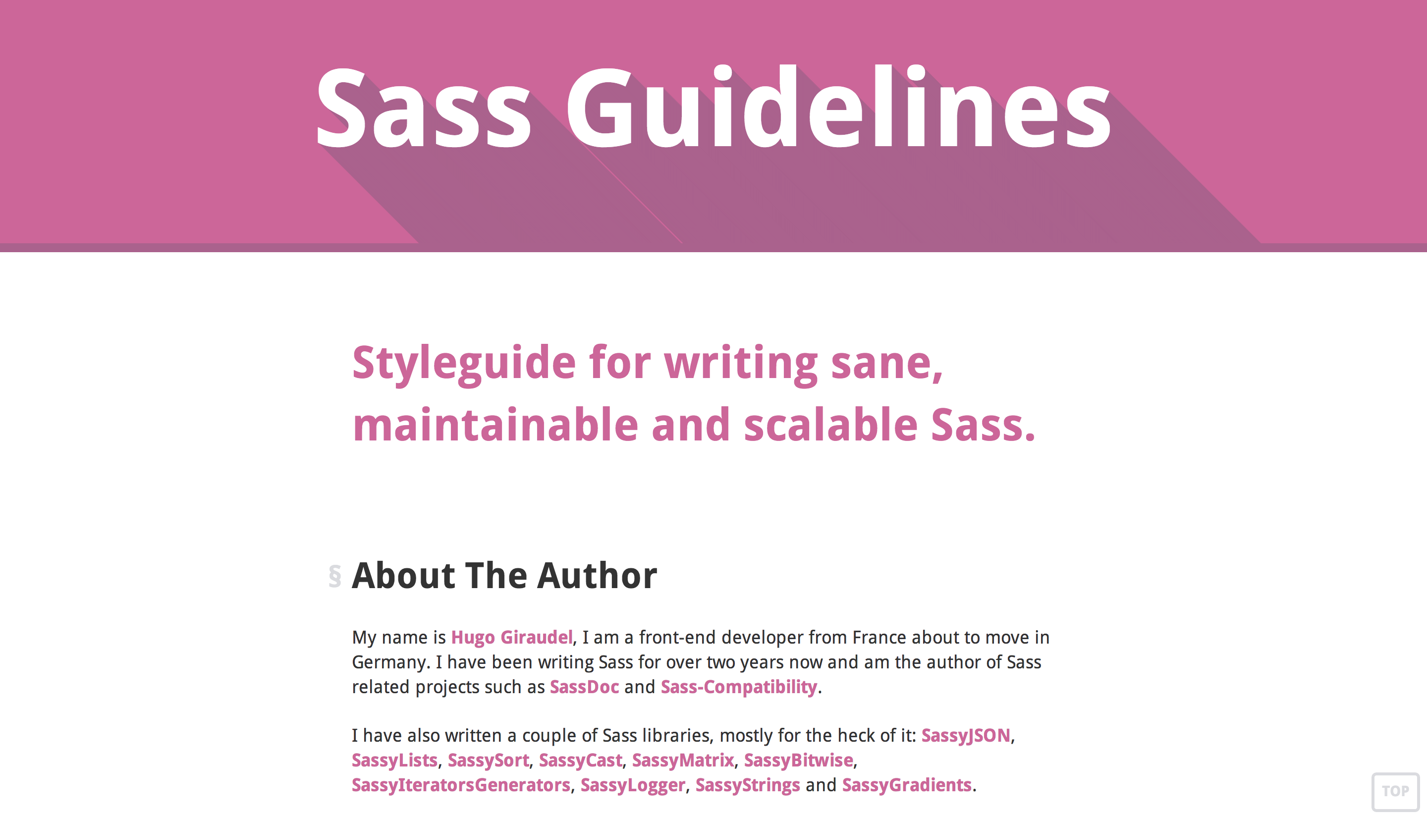 Sass Guidelines